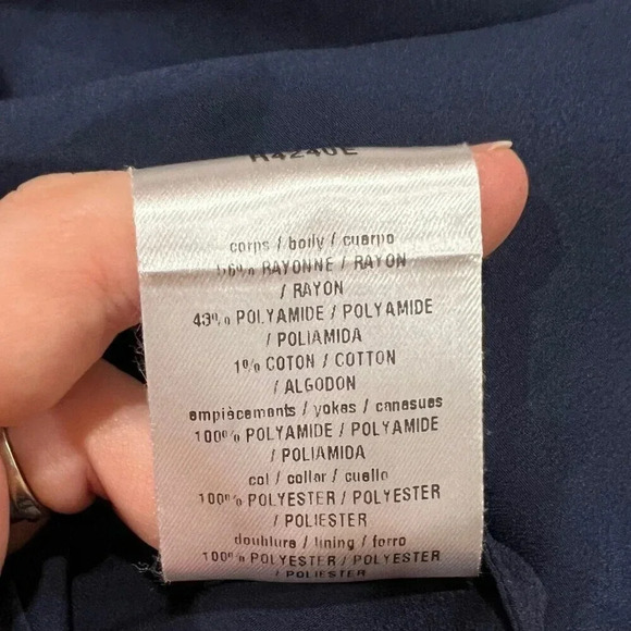 Sandro Paris Two Tone Lace Mini Dress S - Picture 5 of 5